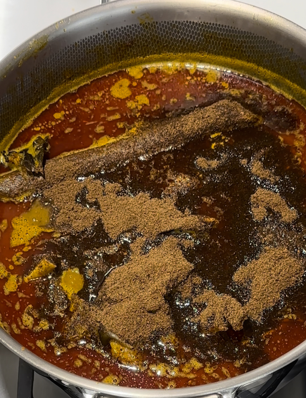 Banga Soup with Goat Meat 1 Banga Soup with Goat Meat Dried Catfish